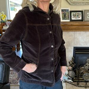 GLORIA VINTAGE HOODED JACKET LARGE